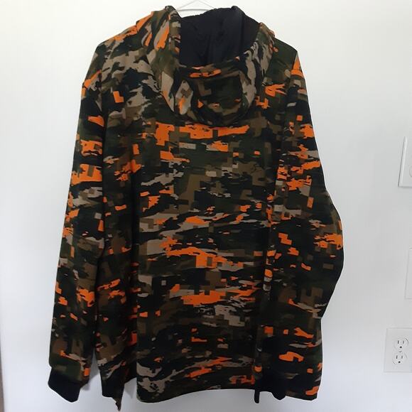 Gillz Camo Versa Hoodie Mens 2XL Rifle Green Tek Water Repellant - Picture 9 of 11